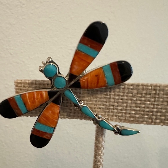 Dragonfly Pin & Brooch by Chaco Canyon - Picture 9 of 9